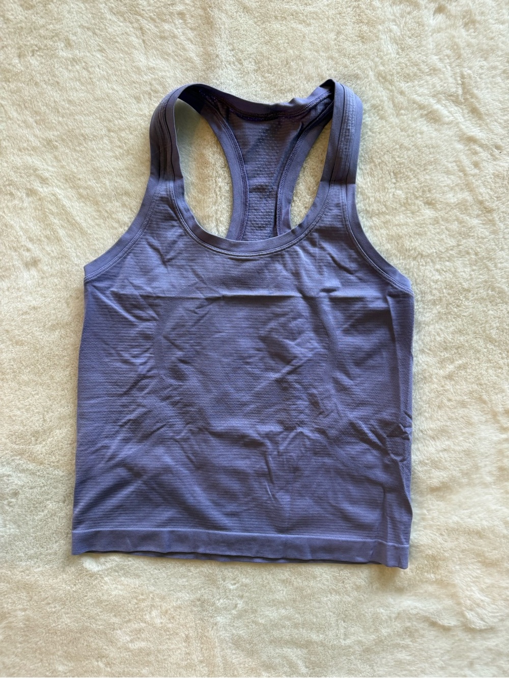 Lululemon race length purple swiftly tech tank top